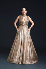 Golden Anarkali