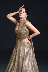 Golden Anarkali