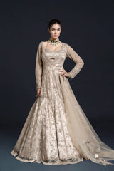 Light Olive Green Anarkali