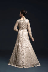Light Olive Green Anarkali