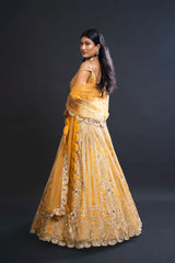 Mustard Yellow Anarkali